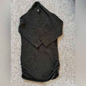 Olive Heathered Knit Maternity/Nursing Top